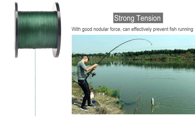 Yudeli 500m 4 Strands Super Strong PE Braided Fishing Line