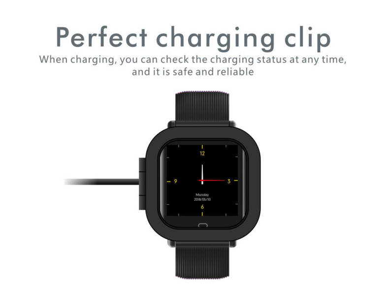 Q9 Colorful Screen Waterproof Sports Smart Watch for Android / iOS with Heart Rate Monitor Blood Pressure Functions