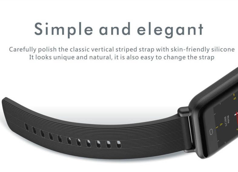 Q9 Colorful Screen Waterproof Sports Smart Watch for Android / iOS with Heart Rate Monitor Blood Pressure Functions