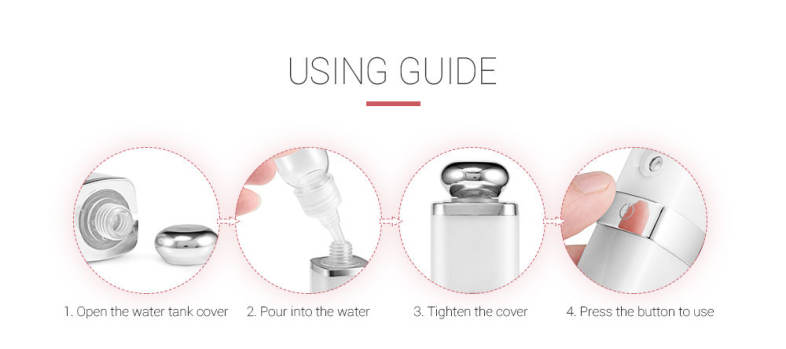 Portable Facial Mist Sprayer Machine for Face Skin Care Home Office Travel