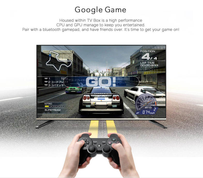 MECOOL KM8 Google Certified Android TV Box with Voice Remote Amlogic S905X Android 8.0 2GB RAM   16GB ROM VP9 HDR10 Dolby Audio Support Youtube 4K