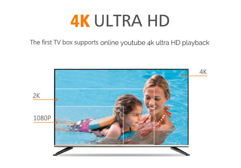 MECOOL KM8 Google Certified Android TV Box with Voice Remote Amlogic S905X Android 8.0 2GB RAM   16GB ROM VP9 HDR10 Dolby Audio Support Youtube 4K