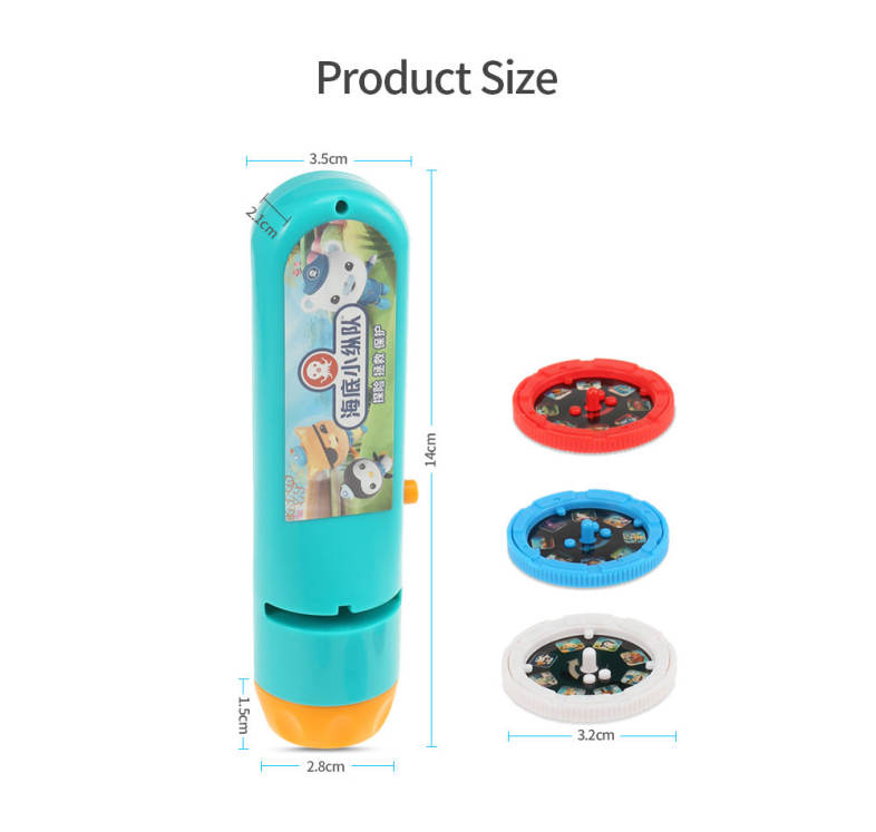 Flashlight Projector Sleep Story Slide Light Lamp Educational Toy