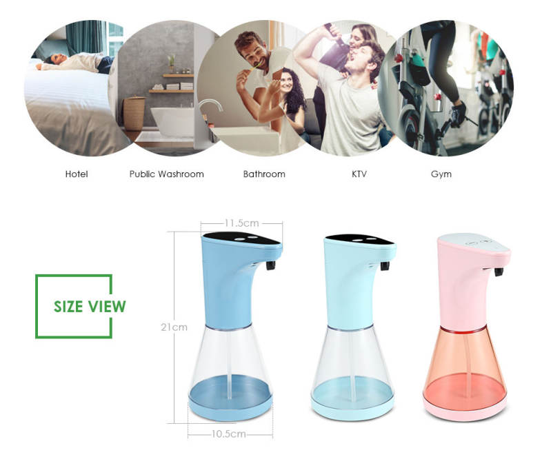 Automatic Liquid Soap Dispenser Sensor Container Hand Washing Tool