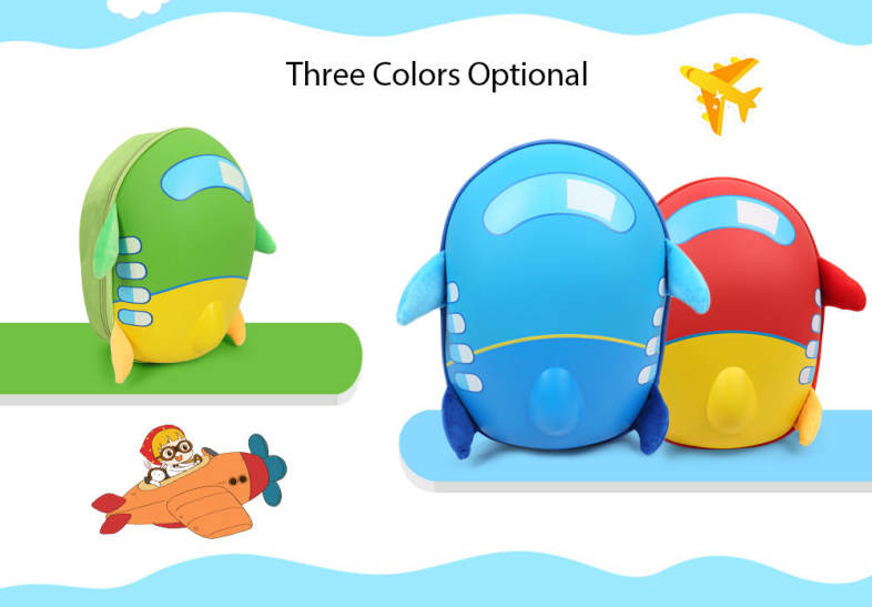 Children Backpack 3D Cartoon Kindergarten School Bag Polyamide Adjustable Straps