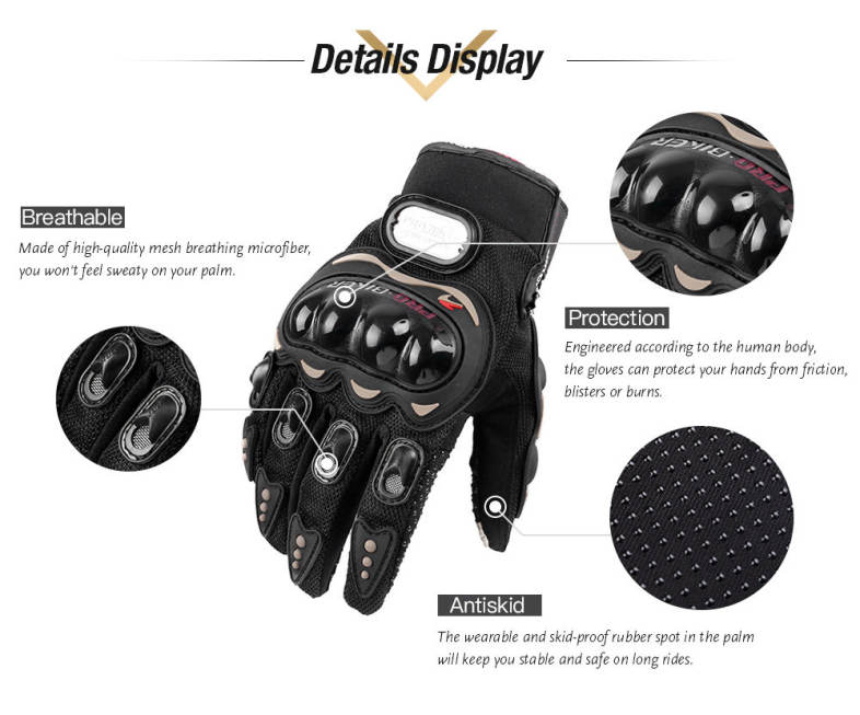 Cool Outdoor Full Finger Motorcycle Gloves