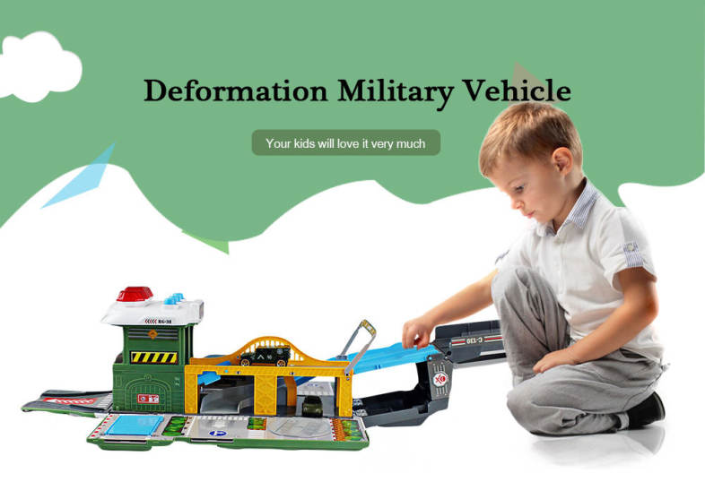 WinTek E5018 Assembled Military Base Vehicles Construction Set Toy