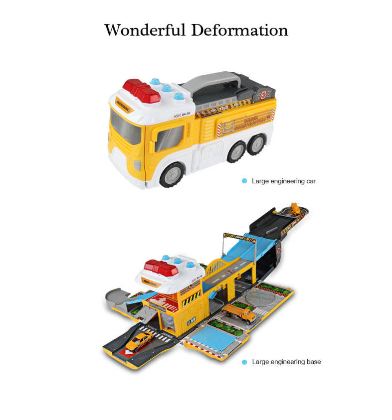 WinTek 5018 Assembled Track Engineering Vehicles Construction Set Toy