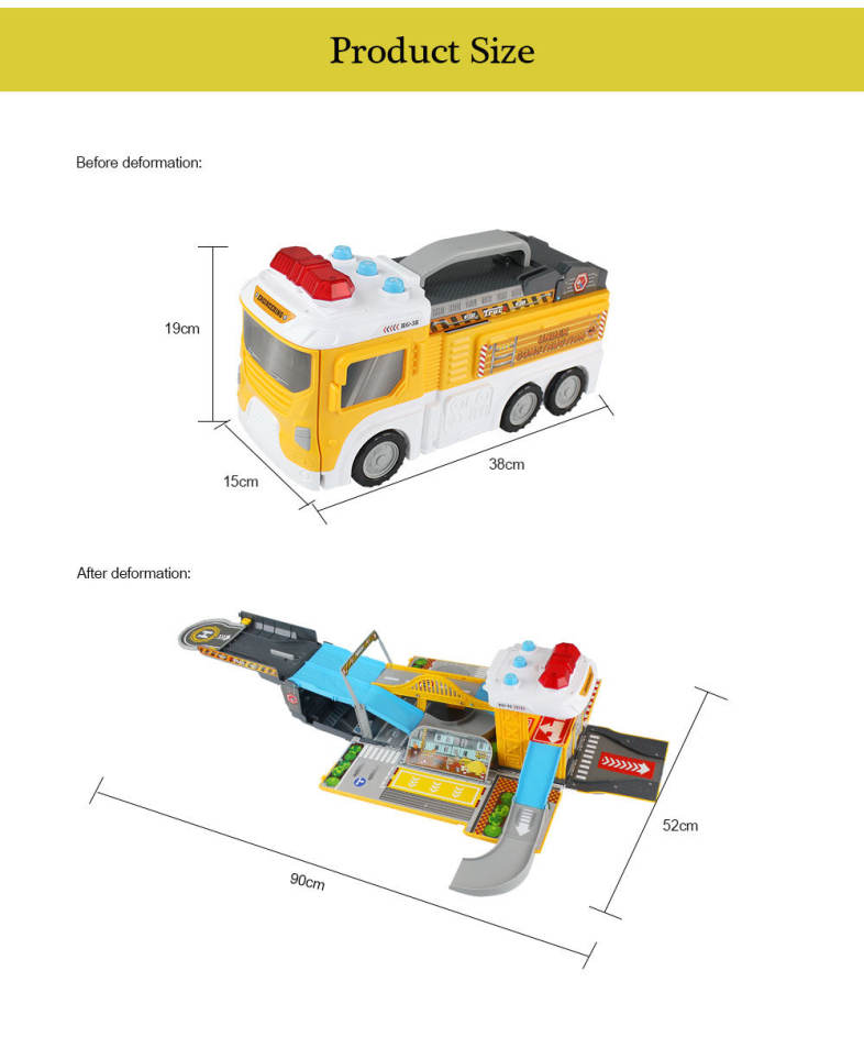 WinTek 5018 Assembled Track Engineering Vehicles Construction Set Toy