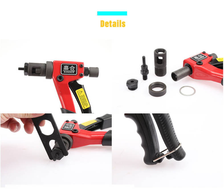 BT603 Manual Rivet Nut Gun Hand Riveter Riveting Tool M3 / M4 / M5 / M6