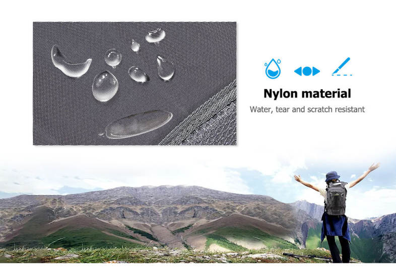 HUWAIJIANFENG 60L Lightweight Outdoor Activities Bag Travel Hiking Backpack