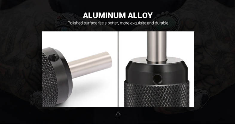 27MM Aluminum Alloy Self-locking Anti-slip Touch Tattoo Grip for Machine Needles