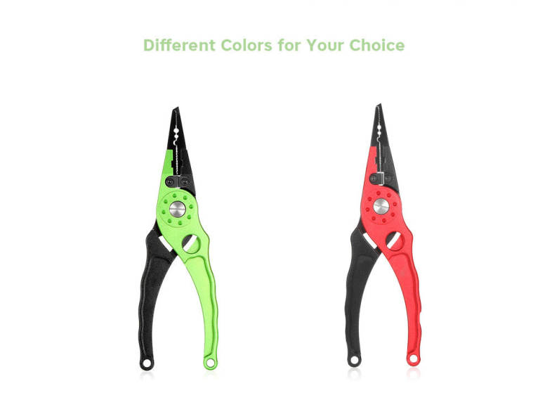 Outlife FG - 1026 Fishing Plier Hook Remover Braid Line Cutting / Split Ring 