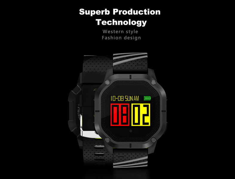 K5 Intelligent Smart Watch Blood Pressure IP68 Fitness Bracelet Color Display Sport Band