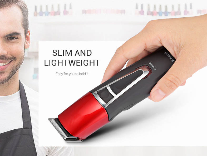 Kemei KM - 1008 Adjustable Cordless Rechargeable Hair Clipper Beard Trimmer