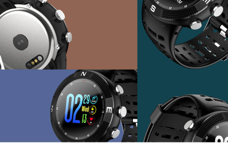 NO.1 F18 Smartwatch Sports Bluetooth 4.2 IP68 Waterproof Call / Message Reminder Pedometer Sleep Monitoring