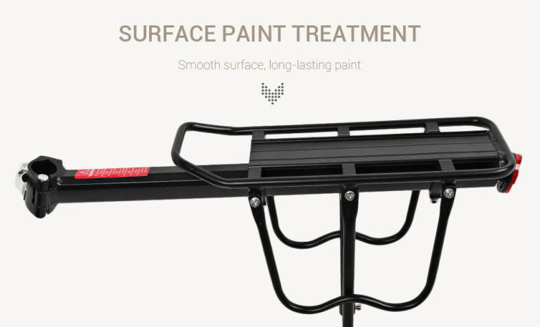 Deemount Bike Cycling Rear Carrier Shelves Quick Release Pannier Rack Seat
