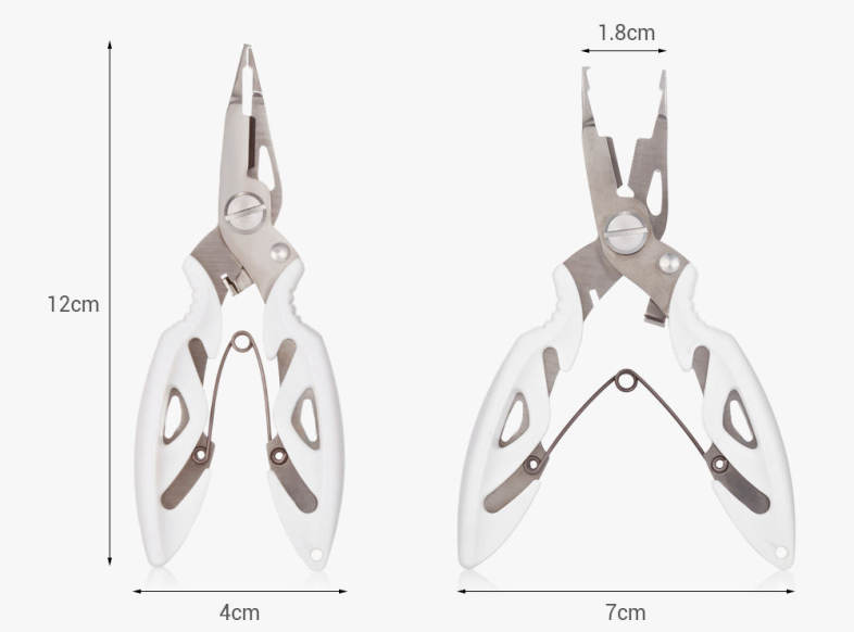 Outlife FG - 1007A Fishing Plier Braid Cutter Hook Remover Split Ring