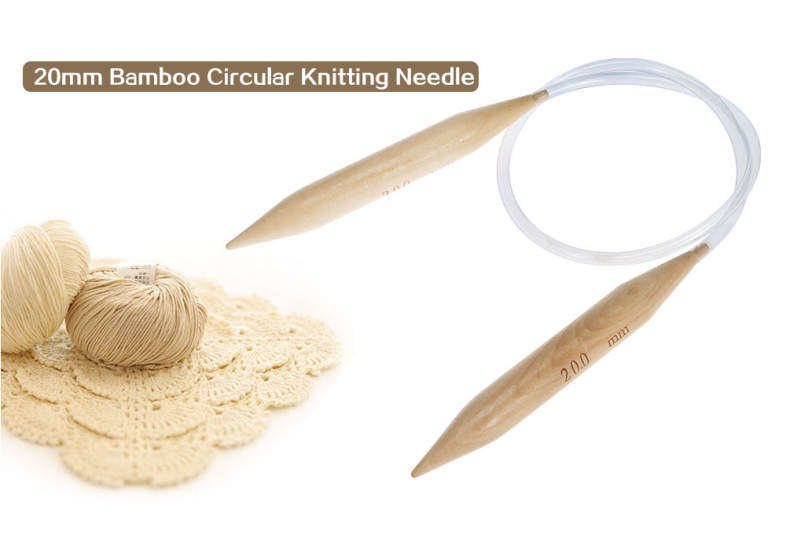 20mm Bamboo Circular Knitting Needle