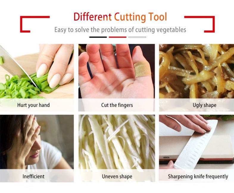 Multifunctional Fruit Vegetable Cutter Food Shredder
