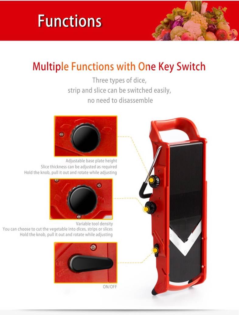 Multifunctional Fruit Vegetable Cutter Food Shredder