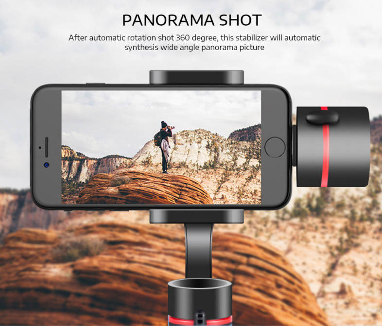 Ledistar H2 3-axis Handheld Gimbal Multiple Detection for GoPro / Smartphone