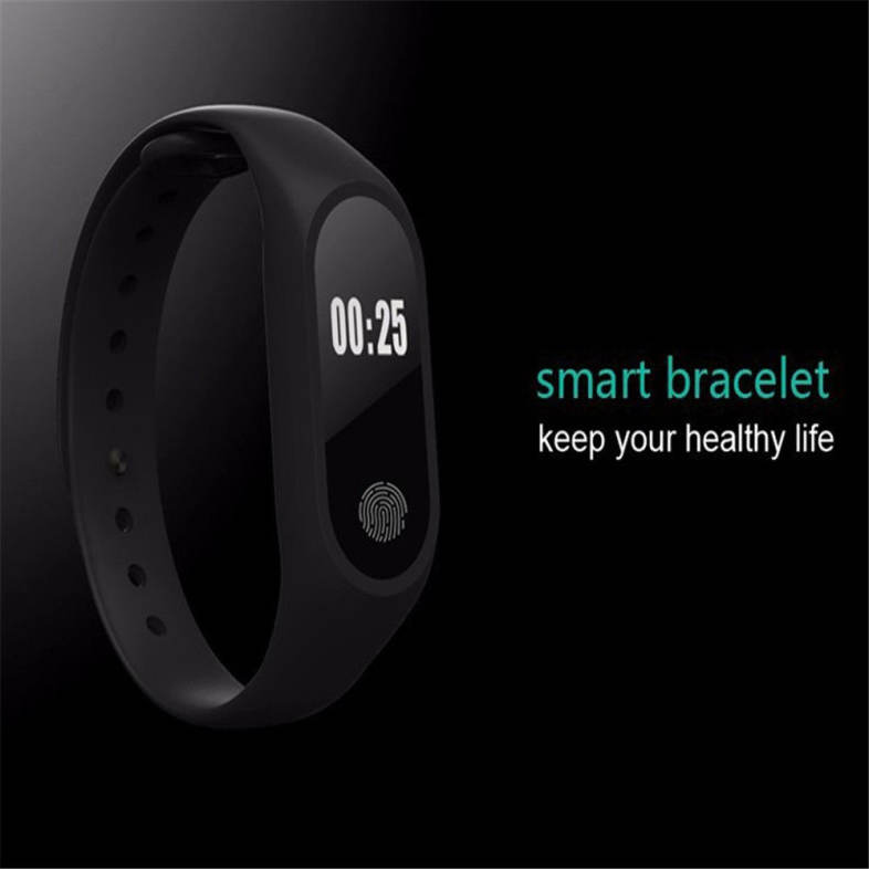 M2 Waterproof Fitness Smart Bracelet Heart Rate Monitor for iPhone Android