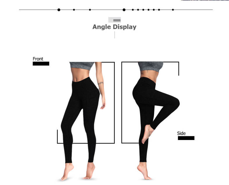 High Waist Skinny Solid Color Elastic Women Yoga Pants