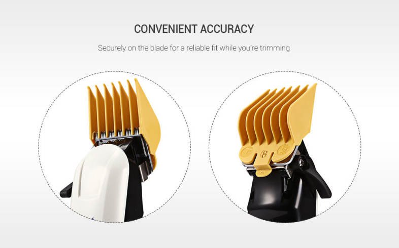 gustala 8pcs Guide Comb 3 / 6 / 10 / 13 / 16 / 19 / 22 / 25mm Hair Clipper Accessories