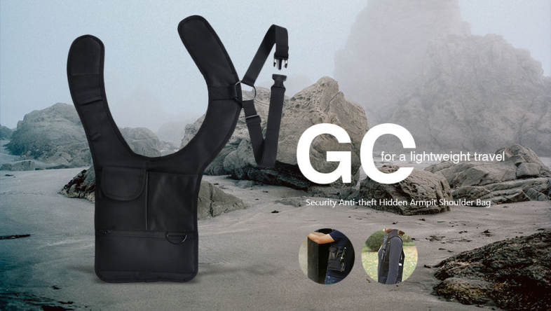 Security Anti-theft Hidden Armpit Shoulder Bag Mobile Phone Key Pack