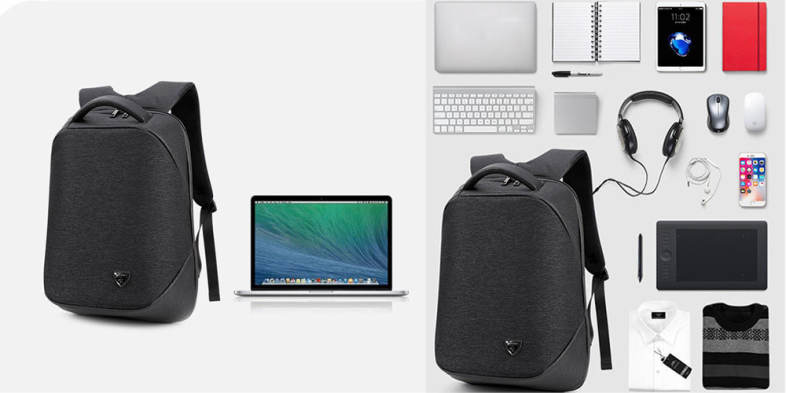 Anti-theft Business Backpack with USB Charging Port