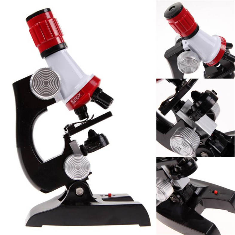 Children Microscope 100 - 1200X Cultivate Interest in Science Education Toy