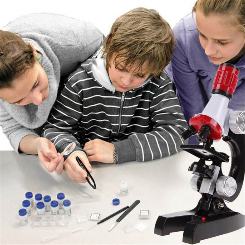 Children Microscope 100 - 1200X Cultivate Interest in Science Education Toy