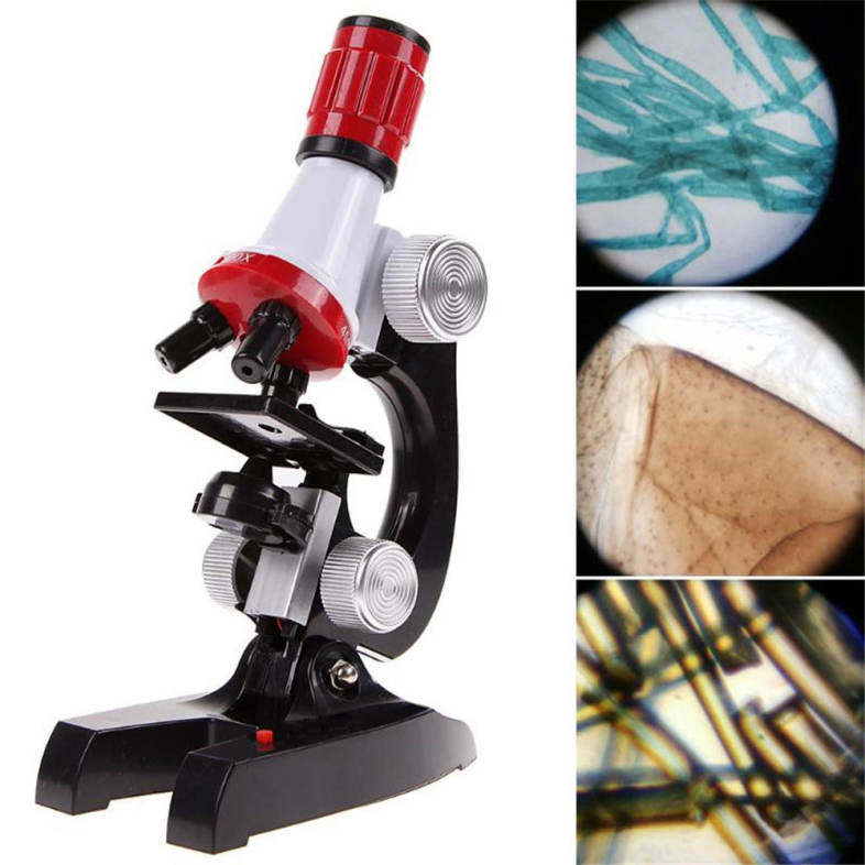 Children Microscope 100 - 1200X Cultivate Interest in Science Education Toy