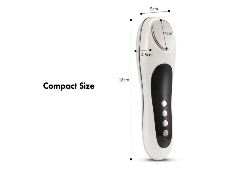 Ultrasonic Electric Vibrating Facial Skin Cold and Heat Ion Beauty Instrument
