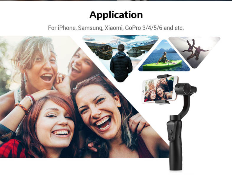 Mesuvida D - S5 3-axis Handheld Gimbal Stabilizer for Canon / Sony / GoPro 