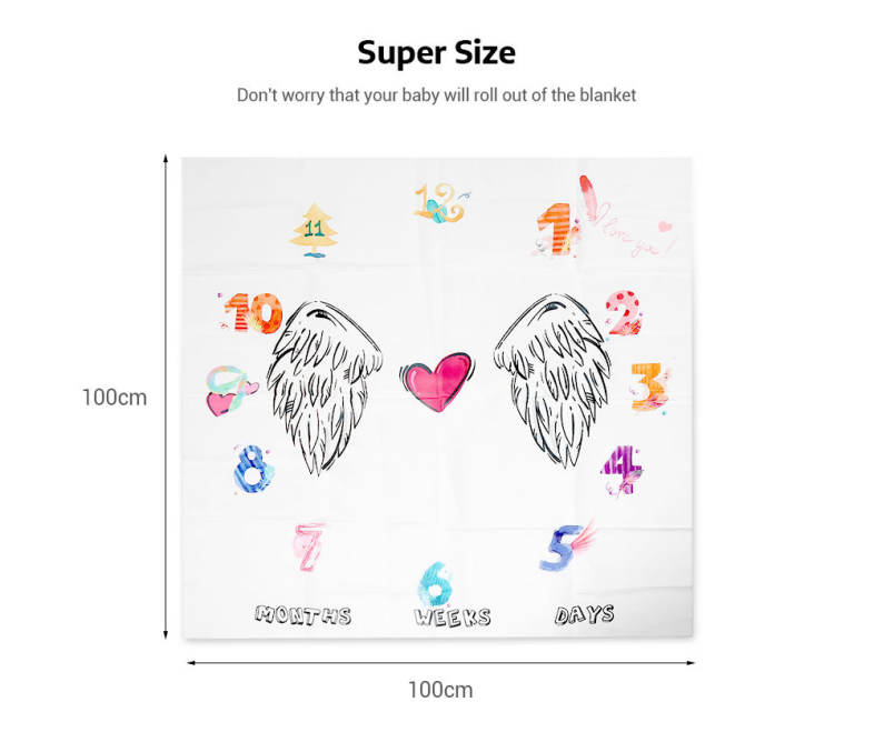 Newborn Baby Photo Blanket Creative Photography Background Cloth 