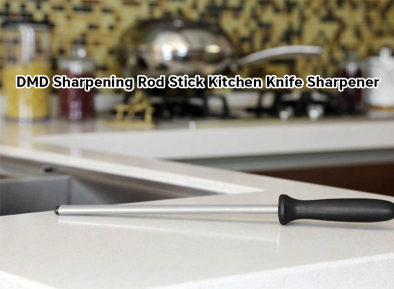 DMD Sharpening Rod Stick Half Round Kitchen Knife Sharpener 