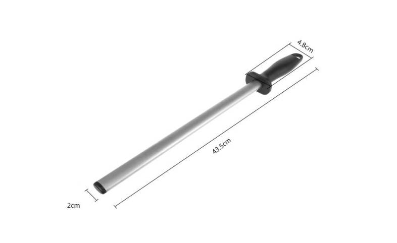 DMD Sharpening Rod Stick Half Round Kitchen Knife Sharpener 