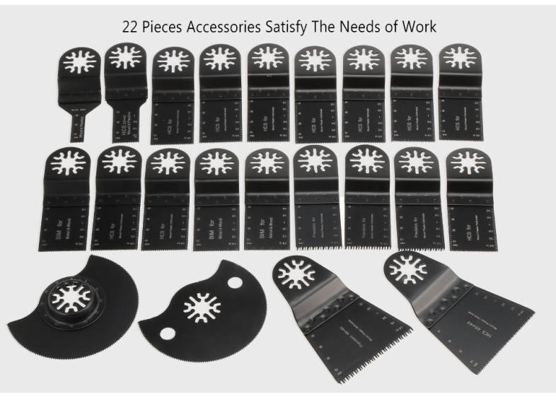 22PCS Electrical Grinding Machine Accessories Saw Blades