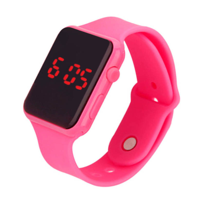 V5 Brand Unisex Rubber LED Date Sports Bracelet Digital Wrist Watch