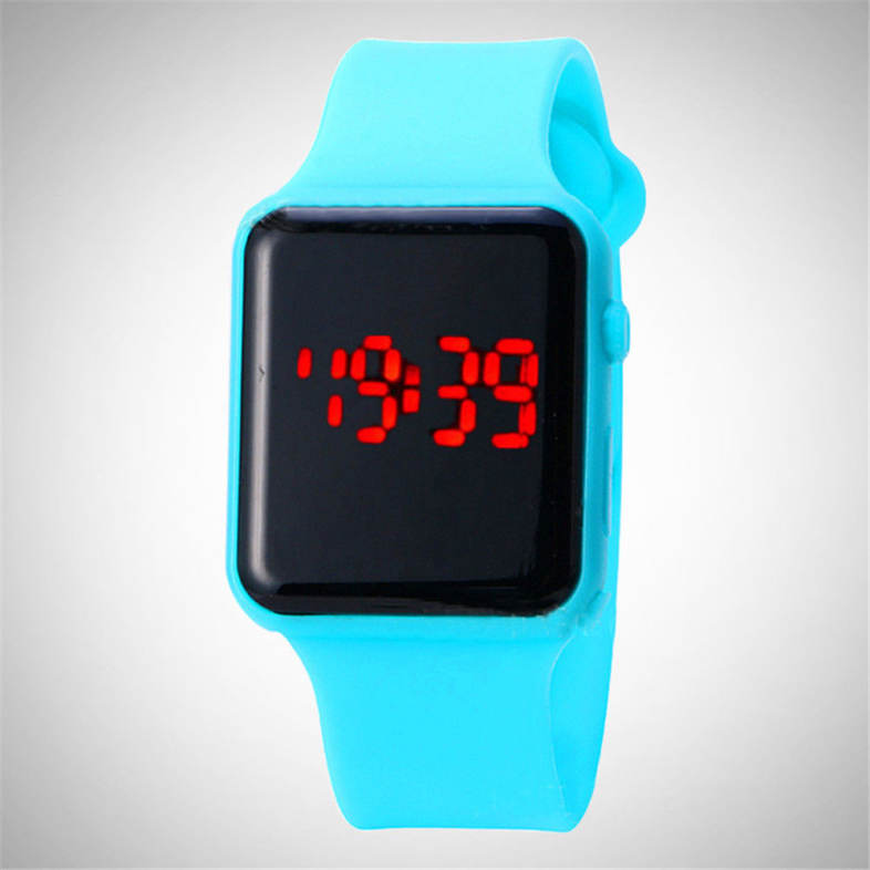 V5 Brand Unisex Rubber LED Date Sports Bracelet Digital Wrist Watch