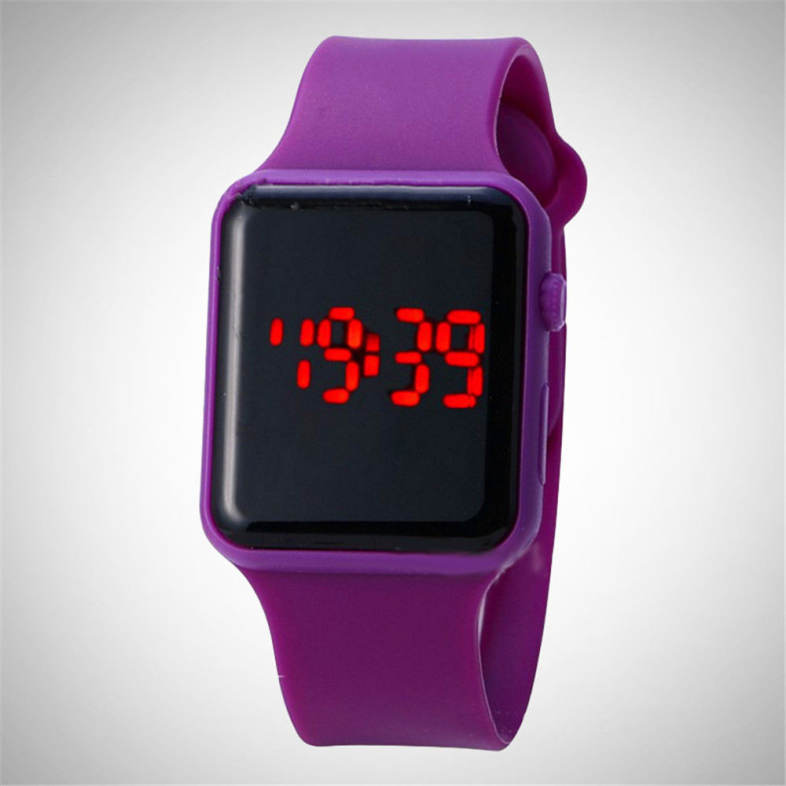V5 Brand Unisex Rubber LED Date Sports Bracelet Digital Wrist Watch