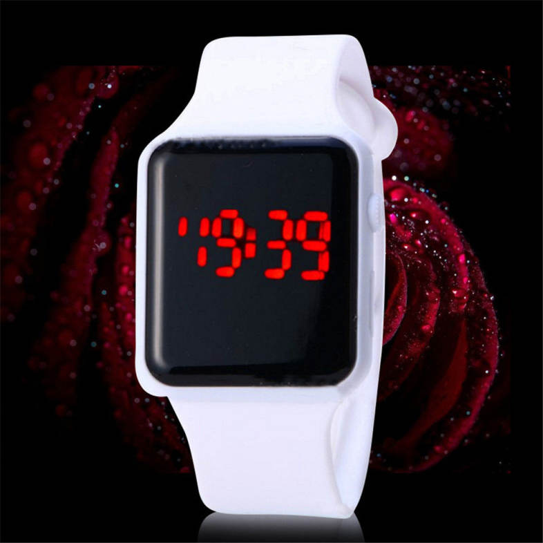 V5 Brand Unisex Rubber LED Date Sports Bracelet Digital Wrist Watch