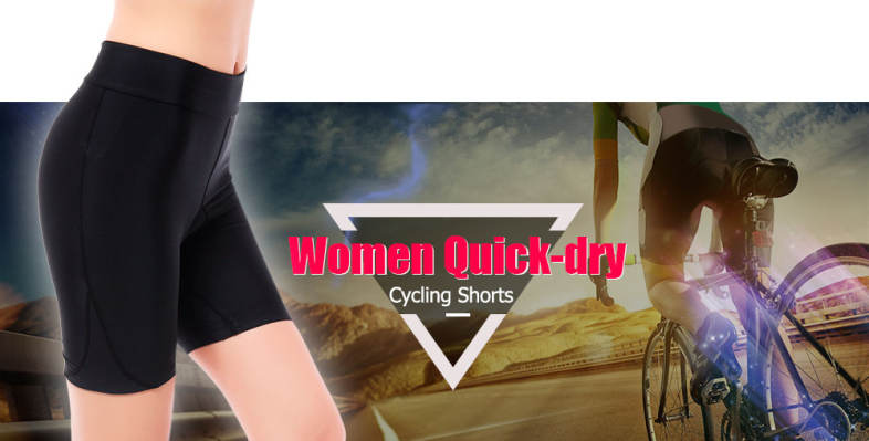 XINTOWN Women Quick-dry Cycling Shorts for Outdoor Sports 