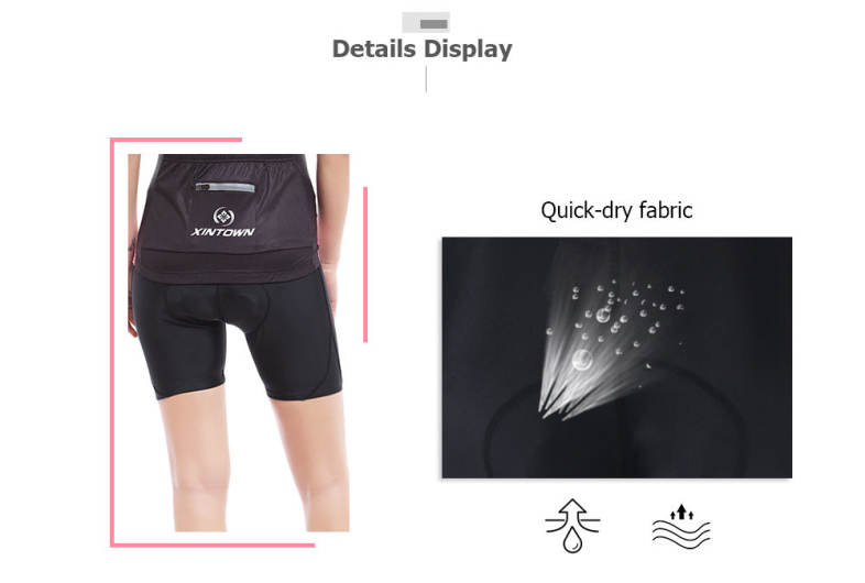 XINTOWN Women Quick-dry Cycling Shorts for Outdoor Sports 