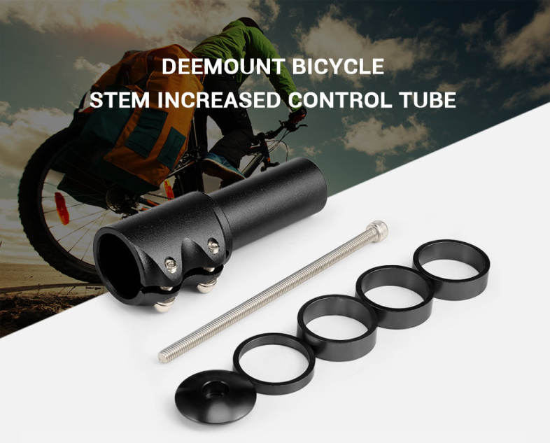 Deemount Bicycle Stem Increased Tube Extend Handlebar Heighten Bike Front Fork