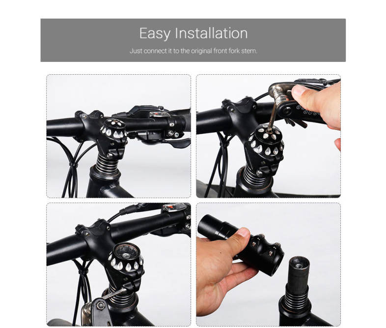 Deemount Bicycle Stem Increased Tube Extend Handlebar Heighten Bike Front Fork
