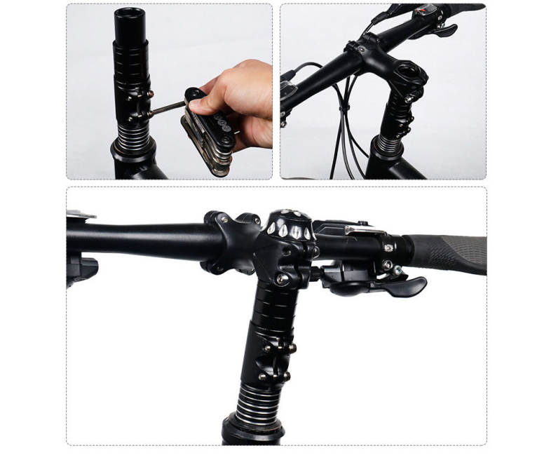 Deemount Bicycle Stem Increased Tube Extend Handlebar Heighten Bike Front Fork