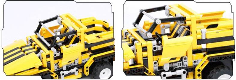 Creative 2 in 1 Electric DIY Assembled Building Blocks Car with Remote Control for Kids
